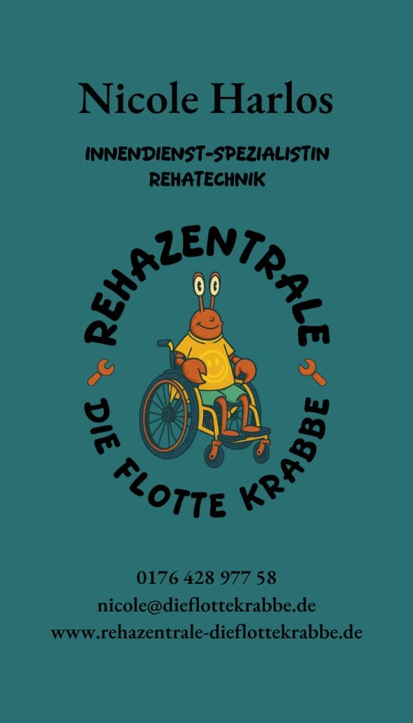 Rückseite Visitenkarte Nicole Harlos